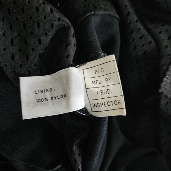 Harley Davidson Size 12 (40") Black Leather Motorcycle Pants with Embroidery - Picture 12 of 16